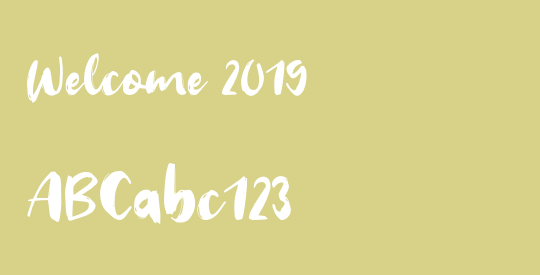 Welcome 2019