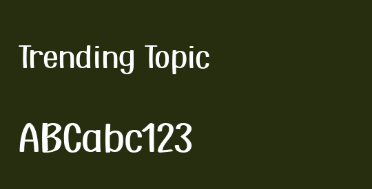 Trending Topic