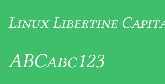 Linux Libertine Capitals