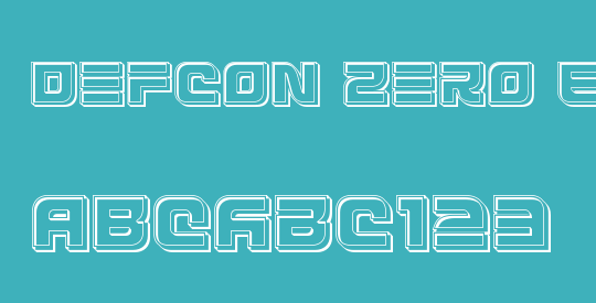 Defcon Zero Engraved