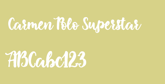 Carmen Polo Superstar