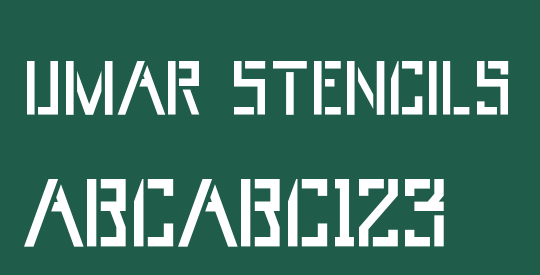 Umar Stencils