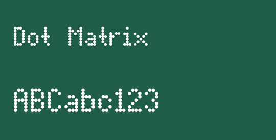 Dot Matrix