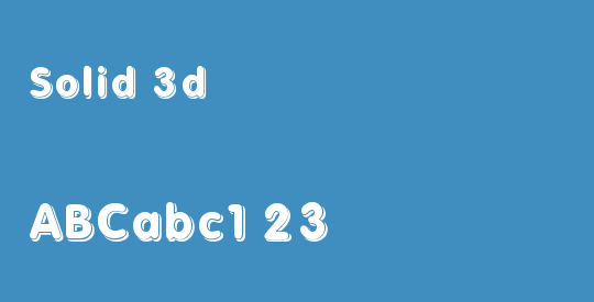 Solid 3d