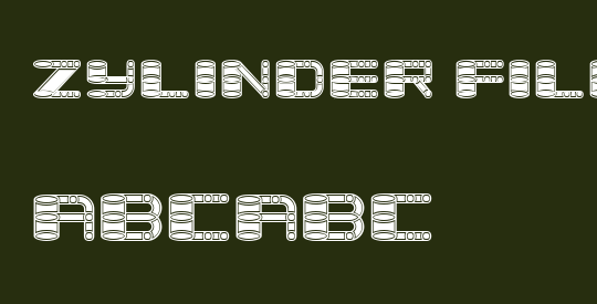 Zylinder Filled