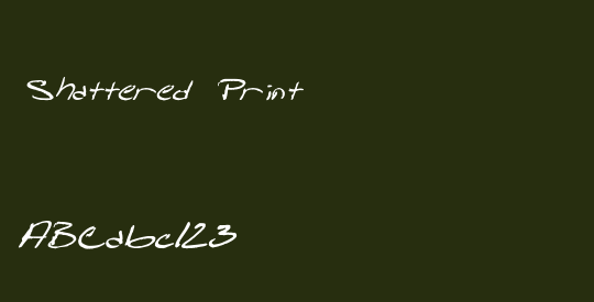 Shattered Print