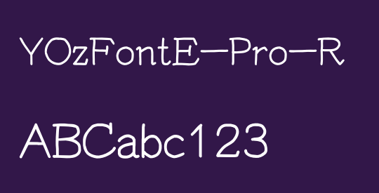 YOzFontE-Pro-R