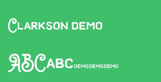Clarkson demo
