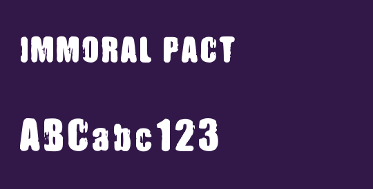 IMMORAL PACT