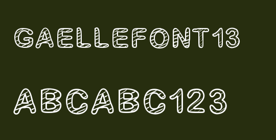 GaelleFont13