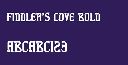 Fiddler's Cove Bold