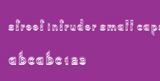 Street Intruder Small Caps Numb