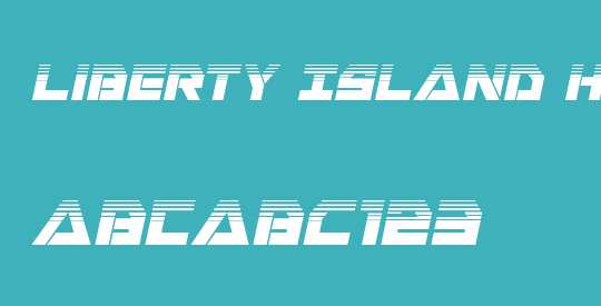 Liberty Island Half-Tone Italic