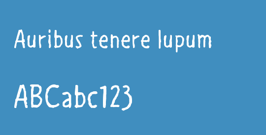 Auribus tenere lupum