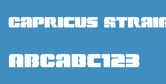 Capricus Straight Condensed