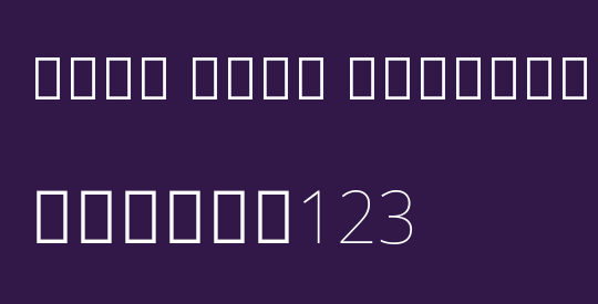 Noto Sans Bengali Thin