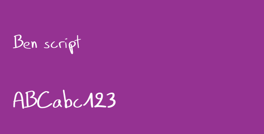 Ben script