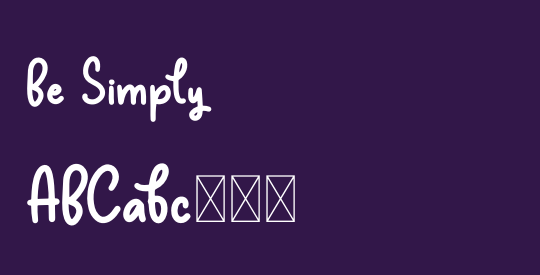 Be Simply