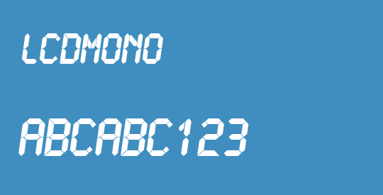 LCDMono