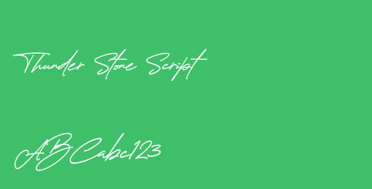 Thunder Stone Script