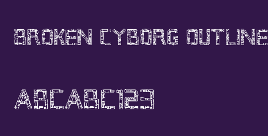 Broken Cyborg Outline
