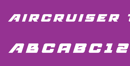 Aircruiser Title Italic