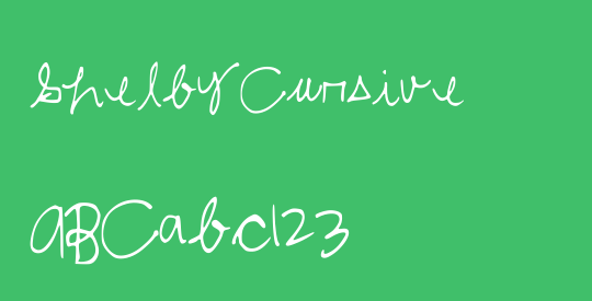 ShelbyCursive