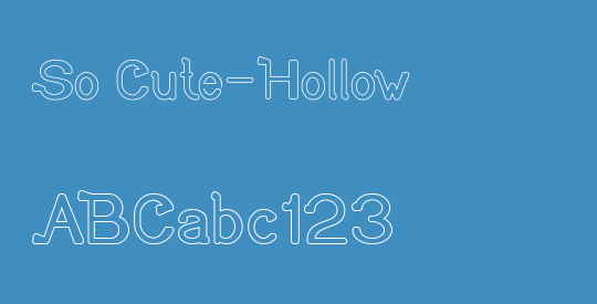 So Cute-Hollow
