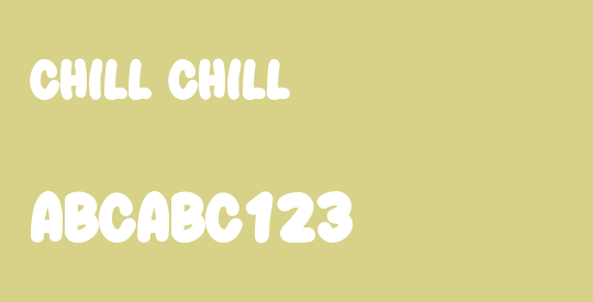 Chill Chill