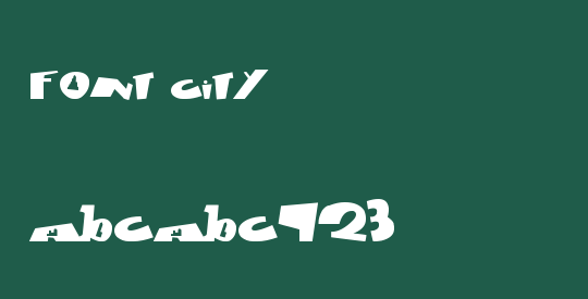 font city