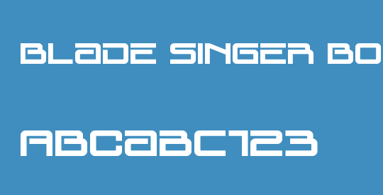 Blade Singer Bold