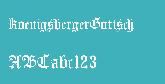 KoenigsbergerGotisch