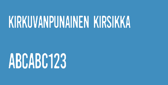 Kirkuvanpunainen kirsikka