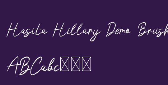 Hasita Hillary Demo Brush