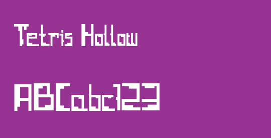 Tetris Hollow