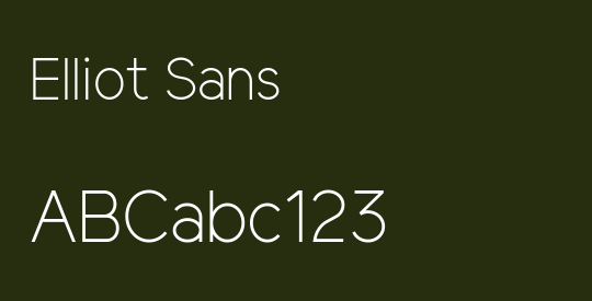 Elliot Sans