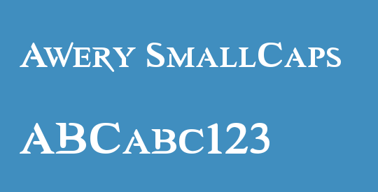 Awery SmallCaps