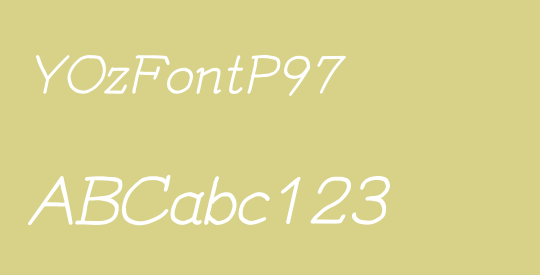 YOzFontP97
