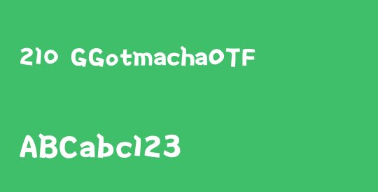 210 GGotmachaOTF