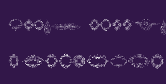 Rough Calligraphic Frames