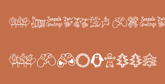 Austie Bost Christmas Doodles
