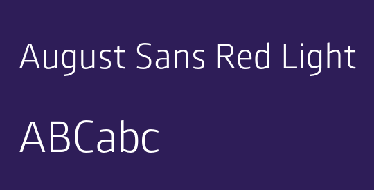 August Sans Red Light
