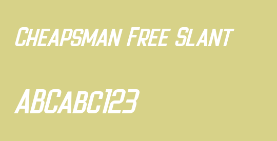 Cheapsman Free Slant