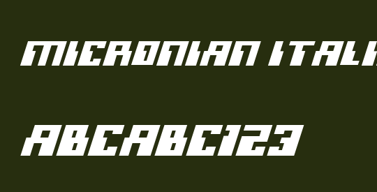 Micronian Italic