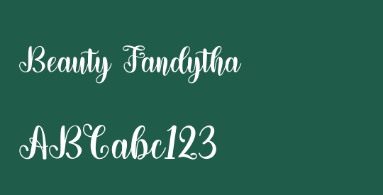 Beauty Fandytha