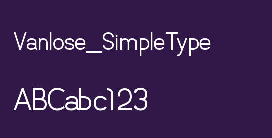 Vanlose_SimpleType