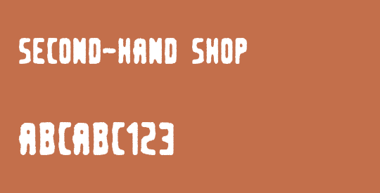 Second-hand shop