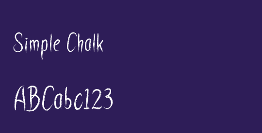 Simple Chalk