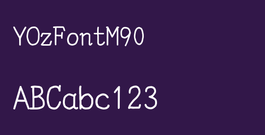 YOzFontM90