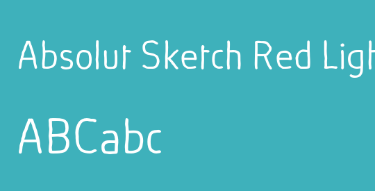 Absolut Sketch Red Light
